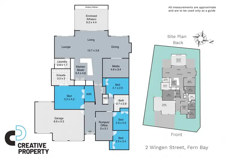 Floorplan of Homely house listing, 2 Wingen Street, Fern Bay NSW 2295