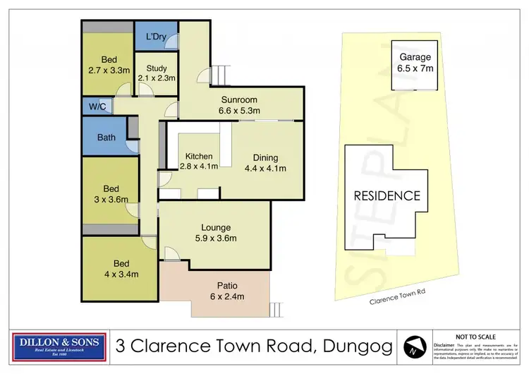 Floorplan of Homely house listing, 3 Clarence Town Road, Dungog NSW 2420