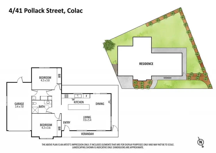 Floorplan of Homely retirement listing, 4/41 Pollack Street, Colac VIC 3250