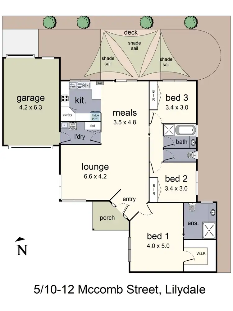 Floorplan of Homely unit listing, 5/10-12 McComb Street, Lilydale VIC 3140