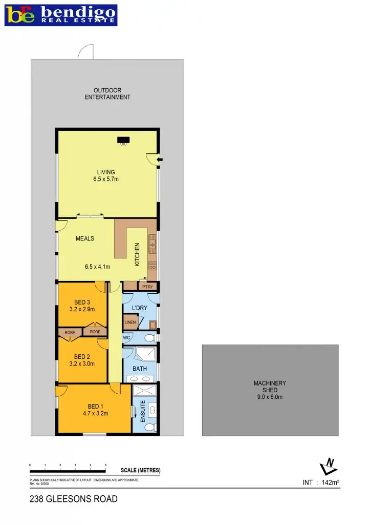 Floorplan of Homely house listing, 238 Gleesons Road, Axe Creek VIC 3551