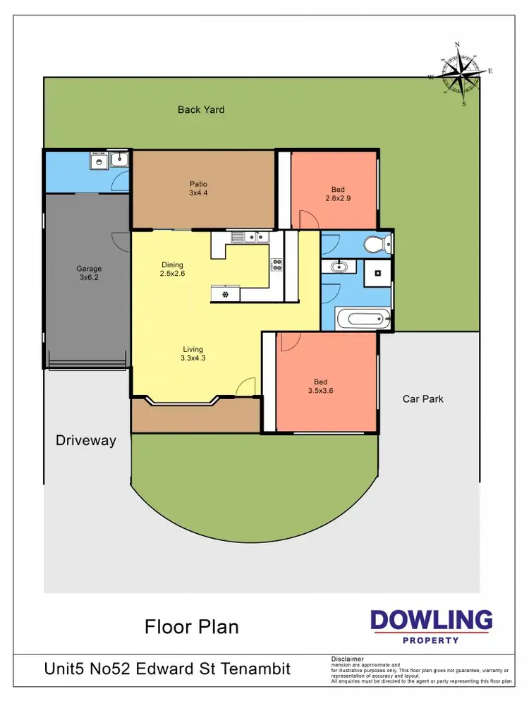 Floorplan of Homely house listing, 5/50-52 EDWARD STREET, Tenambit NSW 2323