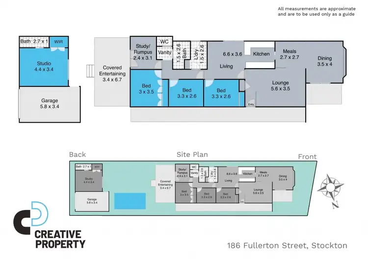 Floorplan of Homely house listing, 186 Fullerton Street, Stockton NSW 2295