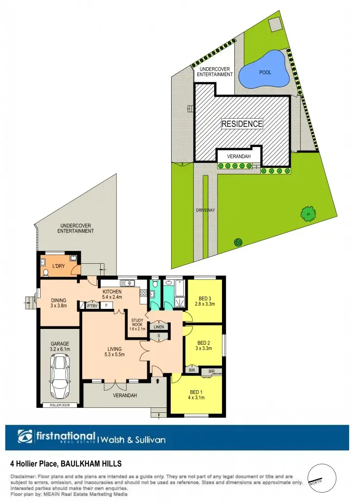 Floorplan of Homely house listing, 4 Hollier Place, Baulkham Hills NSW 2153