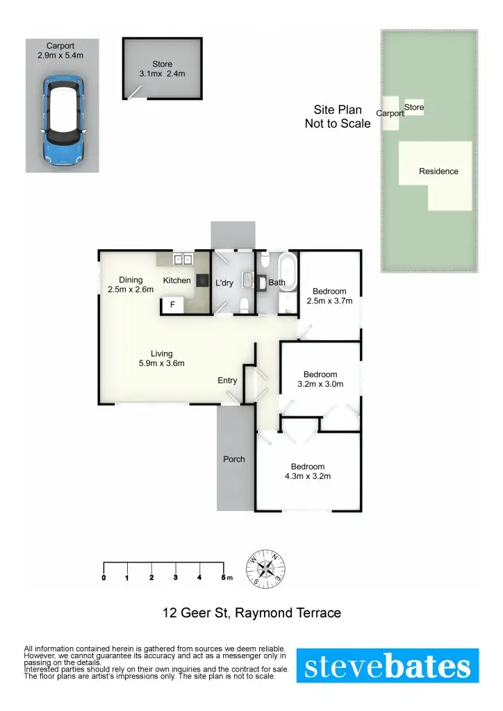 Floorplan of Homely house listing, 12 Geer Street, Raymond Terrace NSW 2324