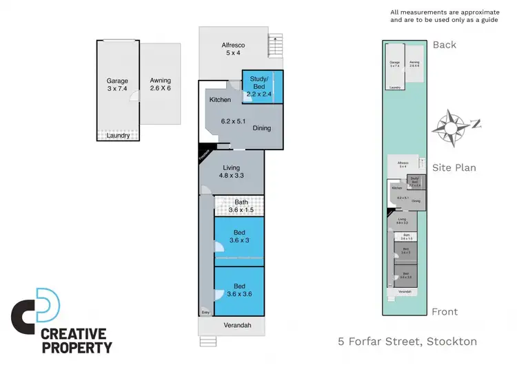 Floorplan of Homely house listing, 5 Forfar Street, Stockton NSW 2295