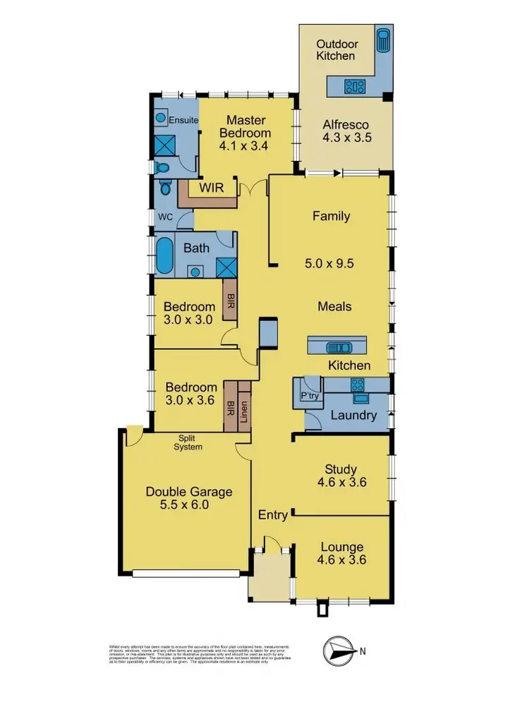 Floorplan of Homely house listing, 11 Galloway Drive, Mernda VIC 3754