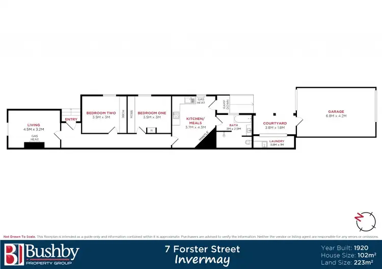 Floorplan of Homely house listing, 7 Forster Street, Invermay TAS 7248