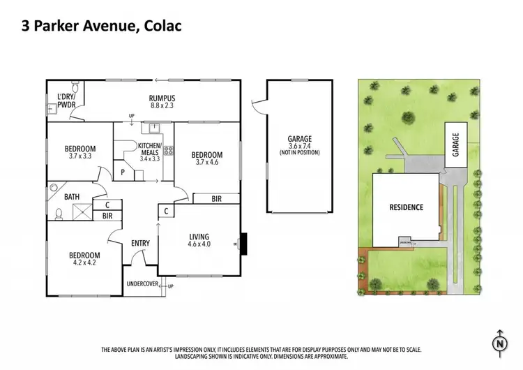 Floorplan of Homely house listing, 3 Parker Avenue, Colac VIC 3250