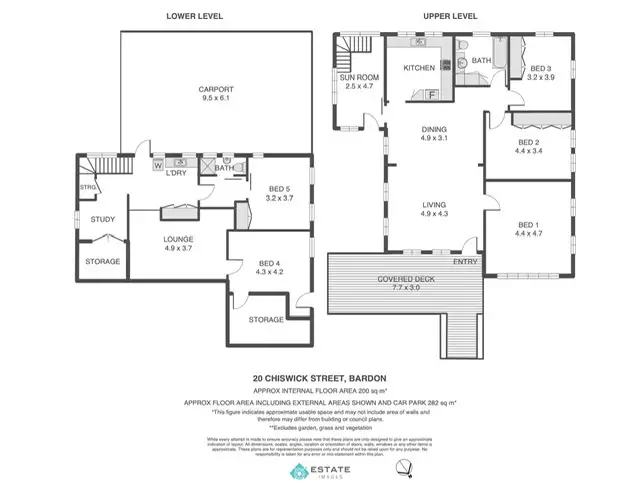 Floorplan of Homely house listing, 20 Chiswick Road, Bardon QLD 4065