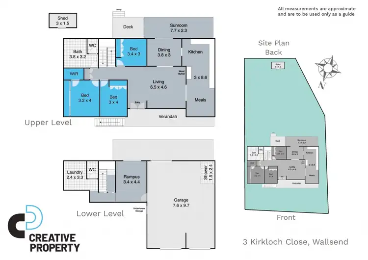 Floorplan of Homely house listing, 3 Kirkloch Close, Wallsend NSW 2287