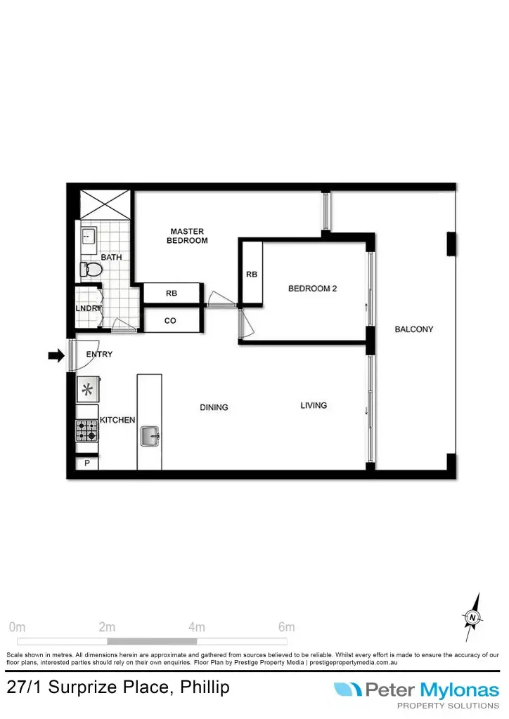 Floorplan of Homely unit listing, 27/1 Surprize Place, Phillip ACT 2606