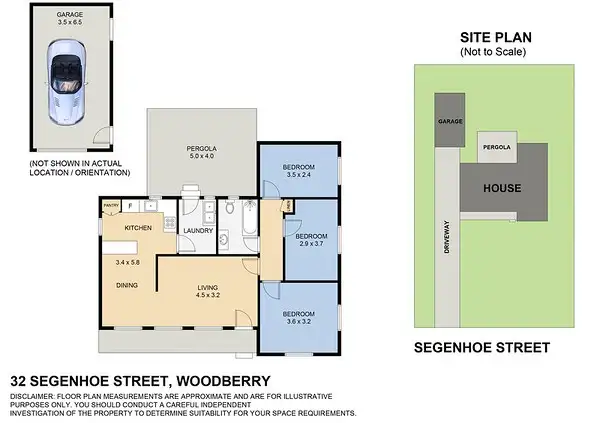 Floorplan of Homely house listing, 32 Segenhoe Street, Woodberry NSW 2322