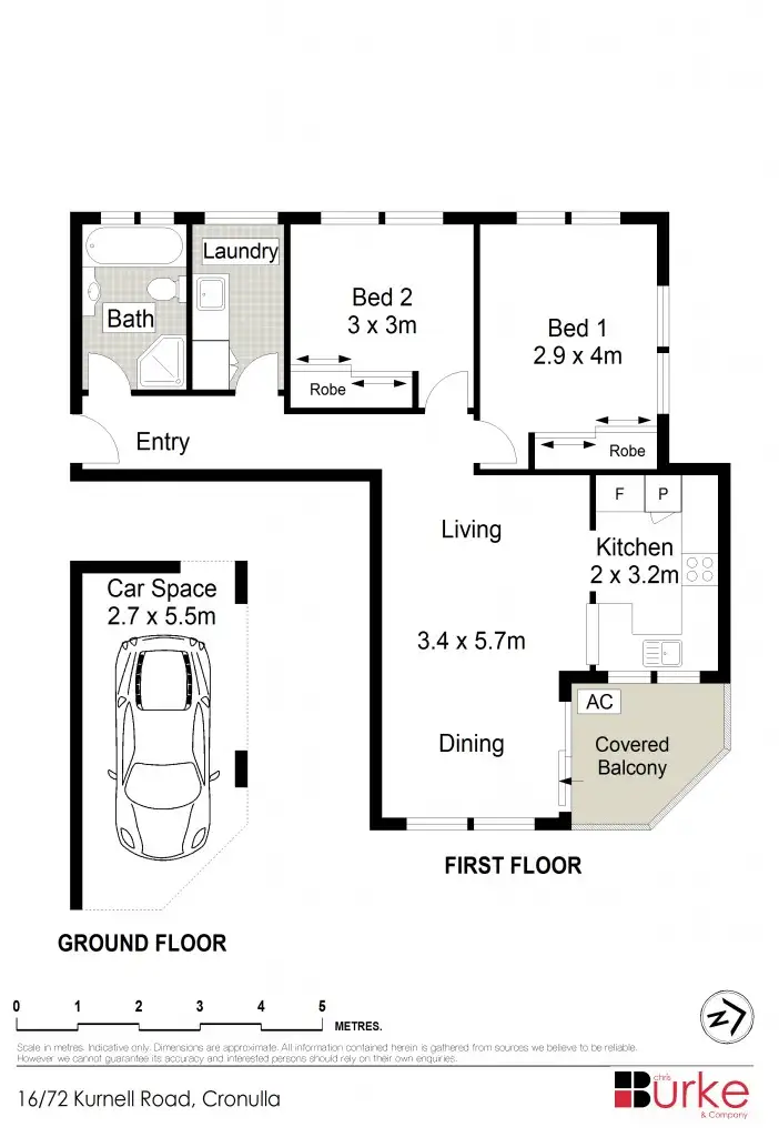 Floorplan of Homely unit listing, 16/72 Kurnell Road, Cronulla NSW 2230