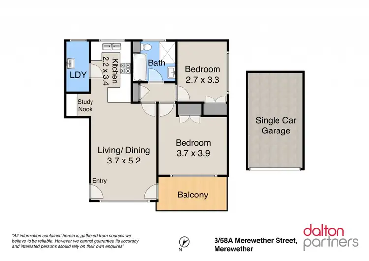 Floorplan of Homely unit listing, 3/58a Merewether Street, Merewether NSW 2291