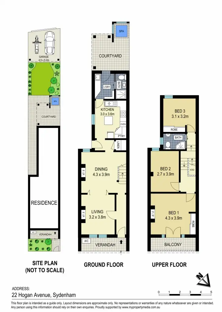 Floorplan of Homely house listing, 22 Hogan Avenue, Sydenham NSW 2044