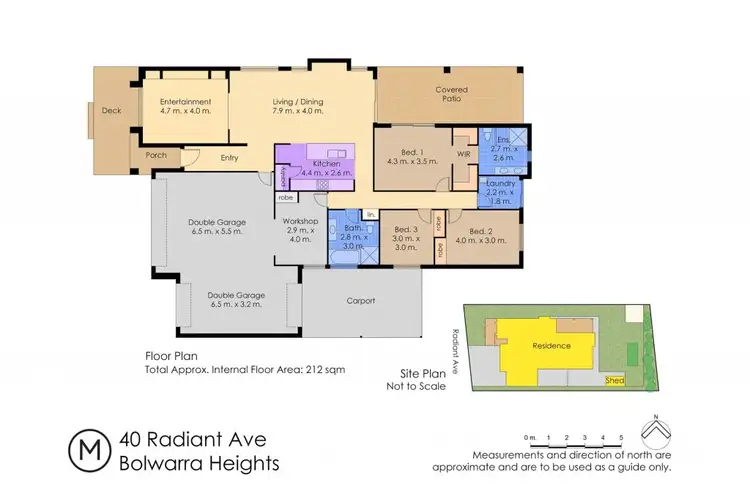 Floorplan of Homely house listing, 40 Radiant Avenue, Bolwarra Heights NSW 2320