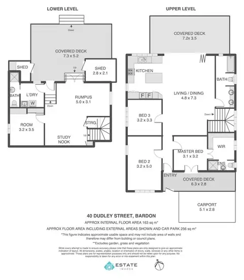 Floorplan of Homely house listing, 40 Dudley Street, Bardon QLD 4065