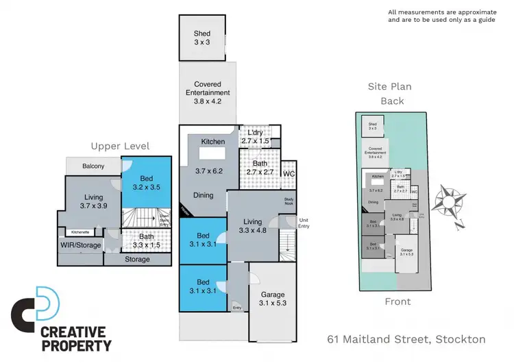 Floorplan of Homely house listing, 61 Maitland Street, Stockton NSW 2295