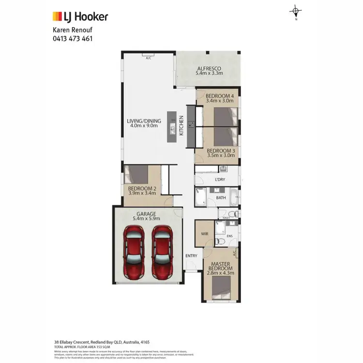 Floorplan of Homely house listing, 38 Ellabay Crescent, Redland Bay QLD 4165