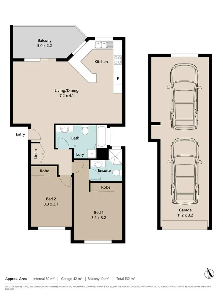 Floorplan of Homely apartment listing, 4/215 Baroona Road, Paddington QLD 4064