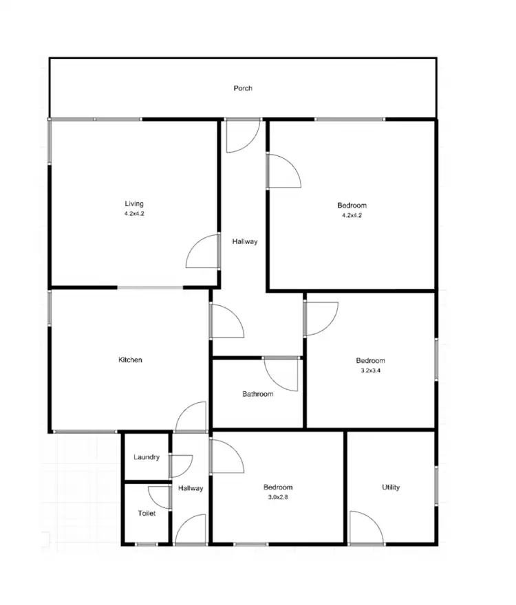 Floorplan of Homely house listing, 18b Dowling Street, Wonthaggi VIC 3995