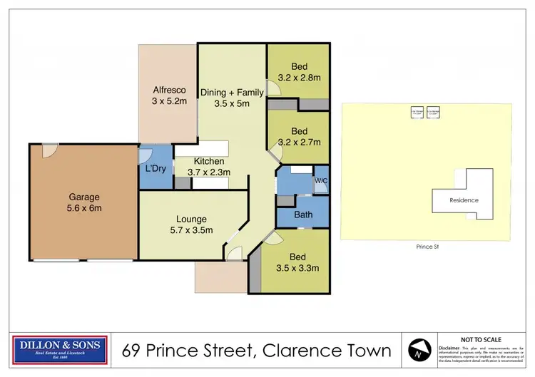 Floorplan of Homely house listing, 69 Prince Street, Clarence Town NSW 2321