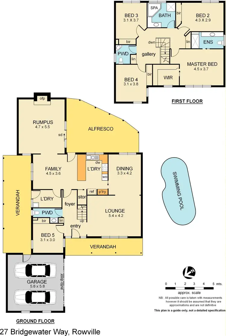 Floorplan of Homely house listing, 27 Bridgewater Way, Rowville VIC 3178