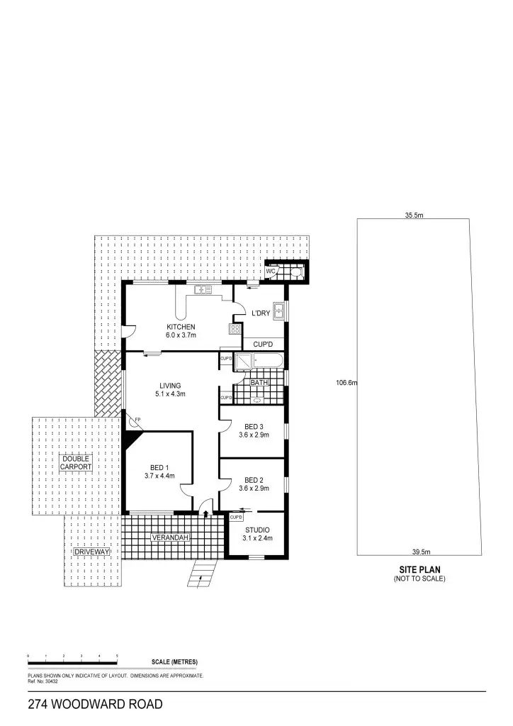 Floorplan of Homely house listing, 274 Woodward Road, Golden Square VIC 3555