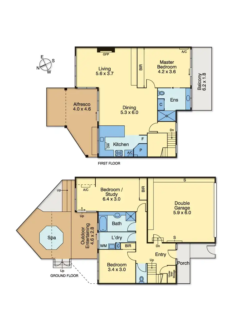 Floorplan of Homely townhouse listing, 4/535 Nepean Hwy, Frankston VIC 3199