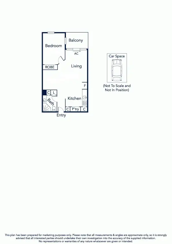 Floorplan of Homely apartment listing, 9G/86 Altona Street, Kensington VIC 3031