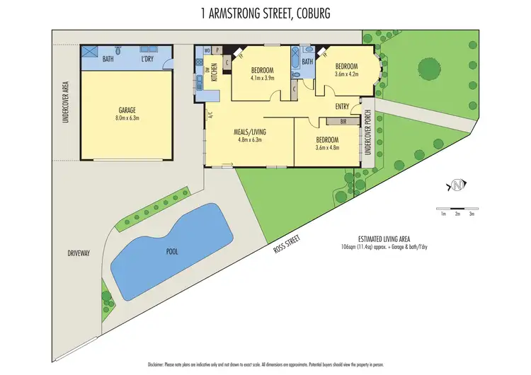 Floorplan of Homely house listing, 1 Armstrong Street, Coburg VIC 3058