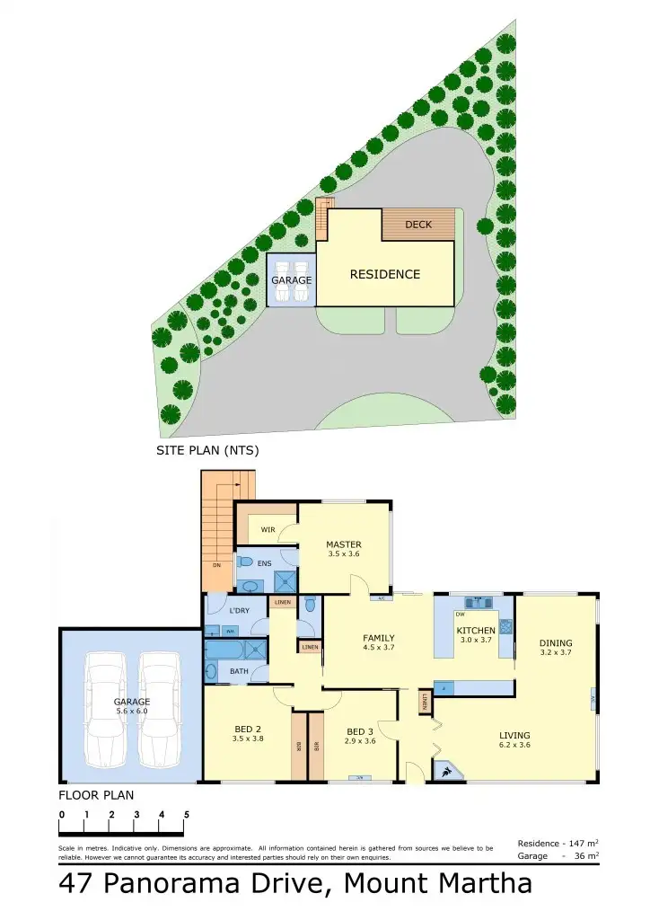 Floorplan of Homely house listing, 47 Panorama Drive, Mount Martha VIC 3934