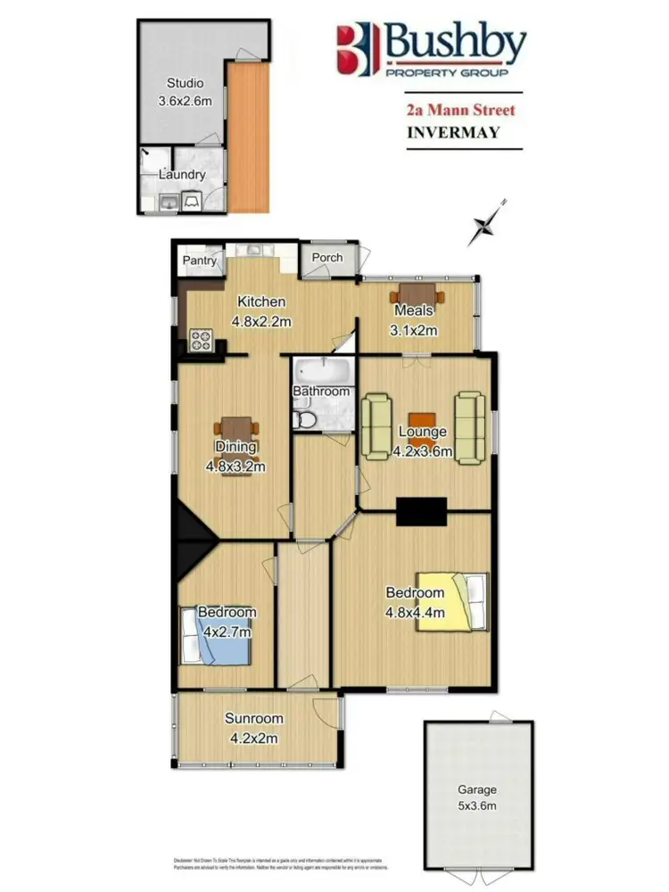 Floorplan of Homely house listing, 2a Mann Street, Invermay TAS 7248