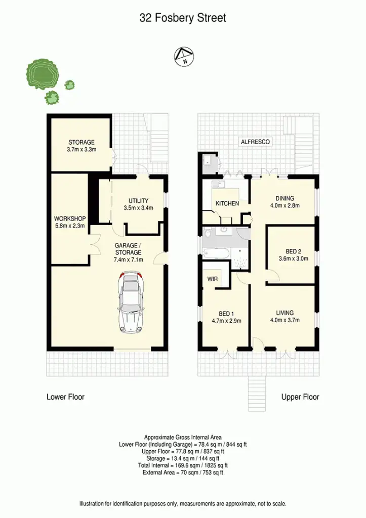 Floorplan of Homely house listing, 32 Fosbery Street, Windsor QLD 4030