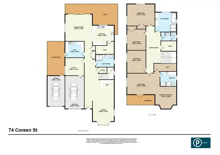 Floorplan of Homely house listing, 74 Coreen Street, Wynnum QLD 4178