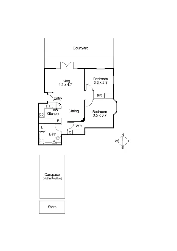 Floorplan of Homely townhouse listing, 9/211 Wellington Parade South, East Melbourne VIC 3002