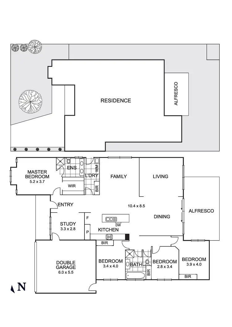 Floorplan of Homely house listing, 4 Berkshire Street, Doreen VIC 3754