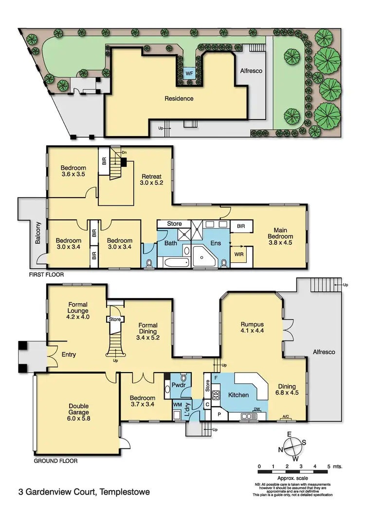 Floorplan of Homely house listing, 3 Gardenview Court, Templestowe VIC 3106