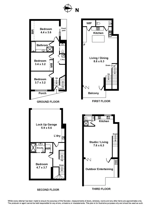 Floorplan of Homely house listing, 7 The Grand, Maribyrnong VIC 3032