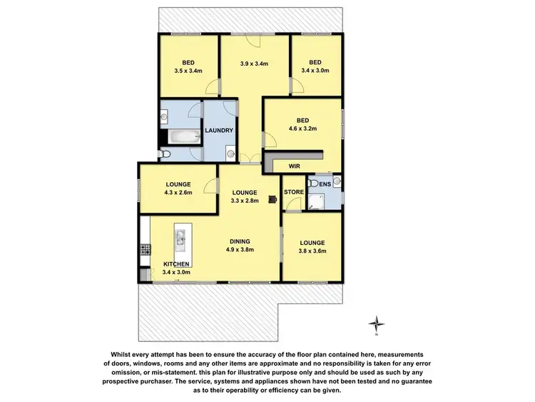 Floorplan of Homely house listing, 40 Sladen Street, Birregurra VIC 3242