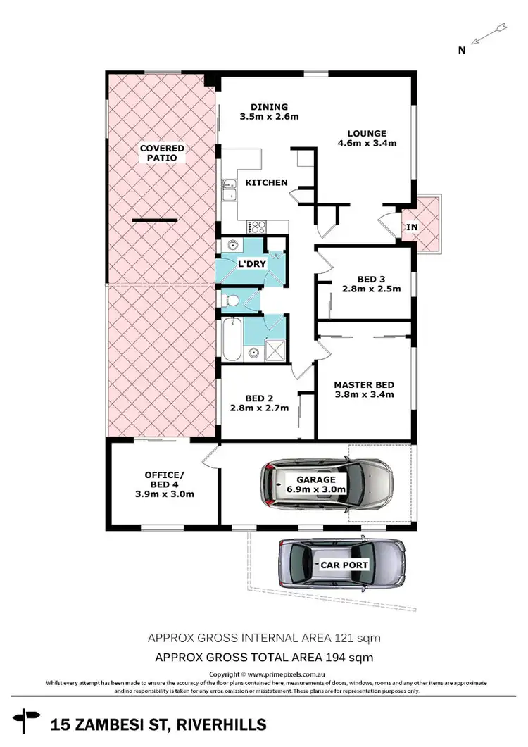 Floorplan of Homely house listing, 15 Zambesi Street, Riverhills QLD 4074