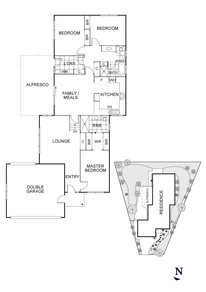 Floorplan of Homely house listing, 3 Sirius Court, Yallambie VIC 3085
