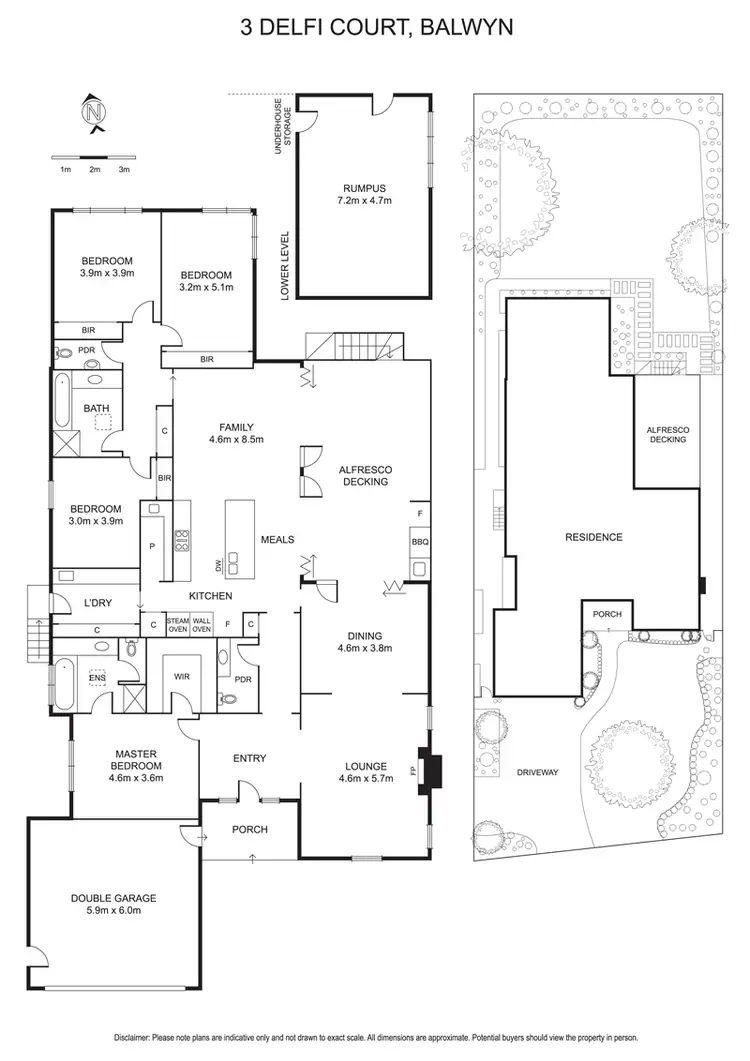 Floorplan of Homely house listing, 3 Delfi Court, Balwyn VIC 3103