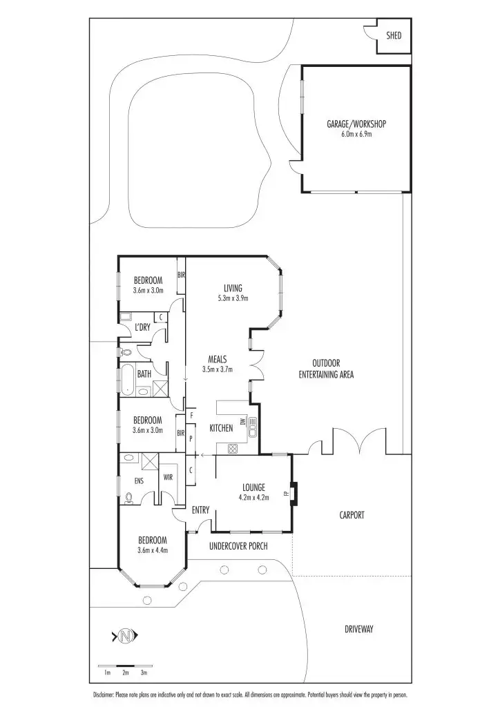 Floorplan of Homely house listing, 54 Harmony Drive, Tarneit VIC 3029