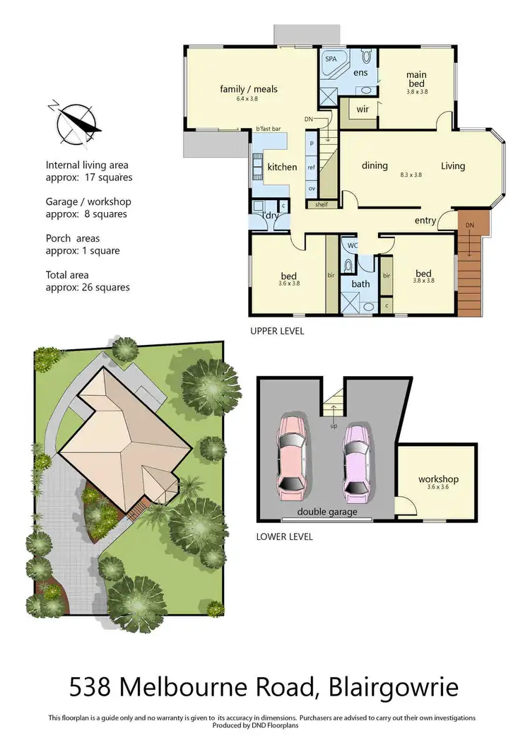 Floorplan of Homely house listing, 538 Melbourne Road, Blairgowrie VIC 3942