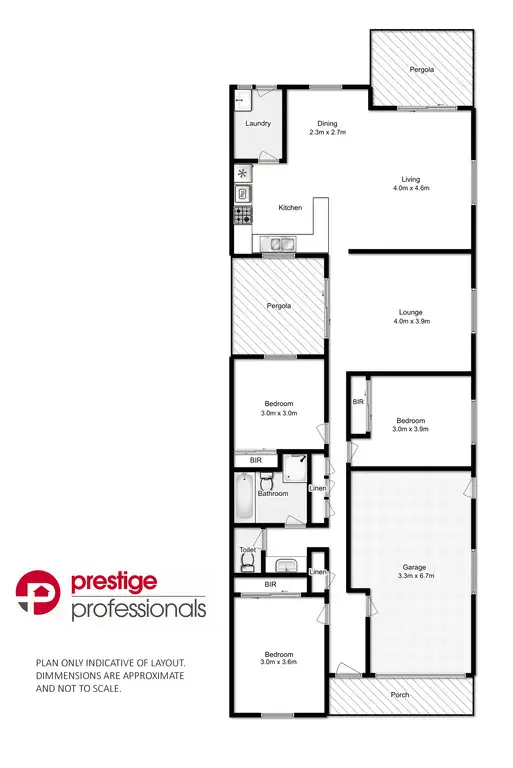Floorplan of Homely house listing, 17 Banyule Court, Wattle Grove NSW 2173