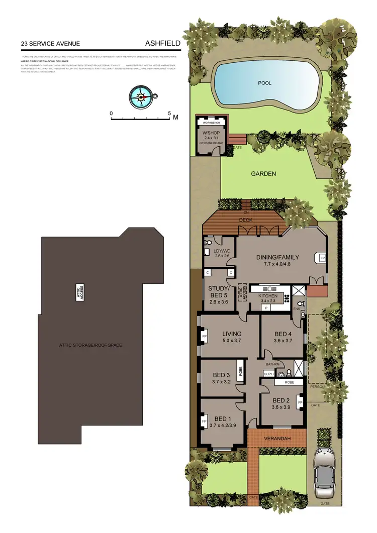 Floorplan of Homely house listing, 23 Service Avenue, Ashfield NSW 2131