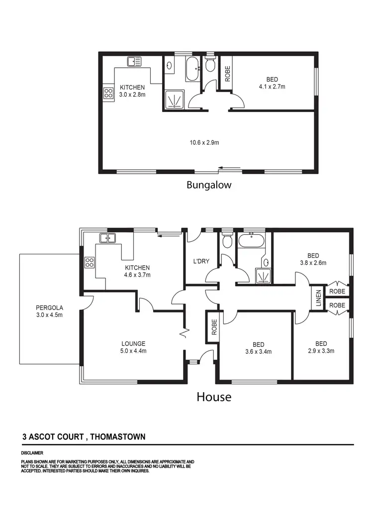 Floorplan of Homely house listing, 3 Ascot Court, Thomastown VIC 3074