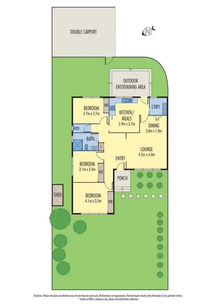 Floorplan of Homely house listing, 1/3 Everglade Avenue, Forest Hill VIC 3131